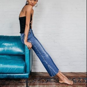 Free people Rita crop flare jean